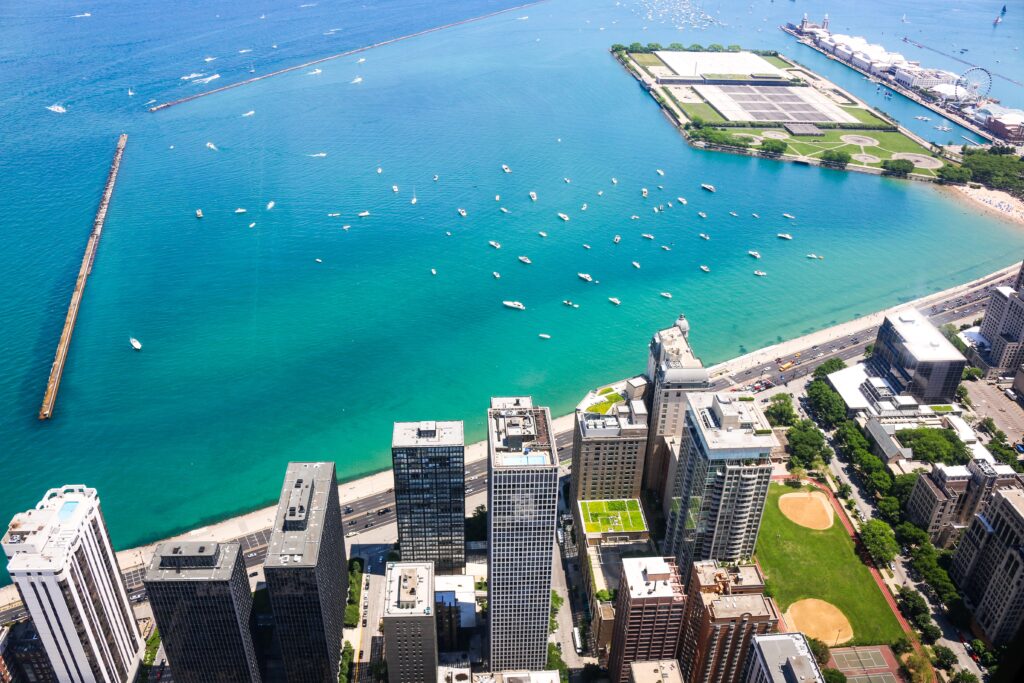 Chicago short-term rentals Lake Michigan